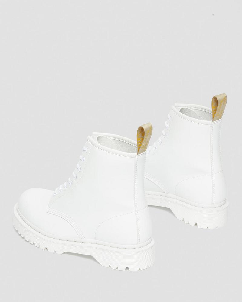 Men's Dr Martens Vegan 1460 Bex Kemble Mono Platform Boots White | AU 565ZUT